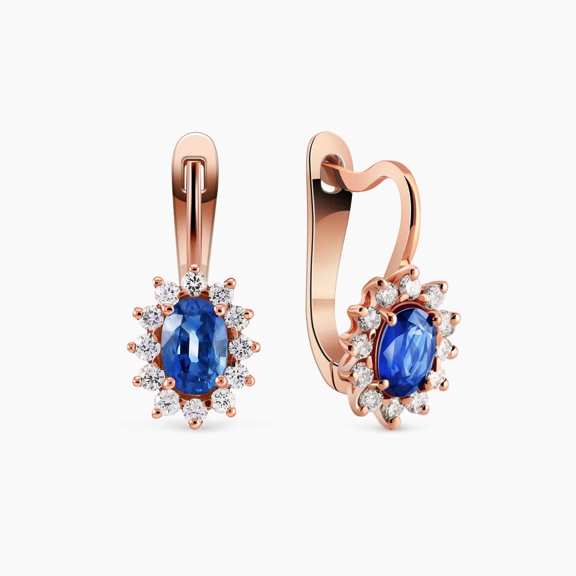 Diamond and Gem Stone Earrings