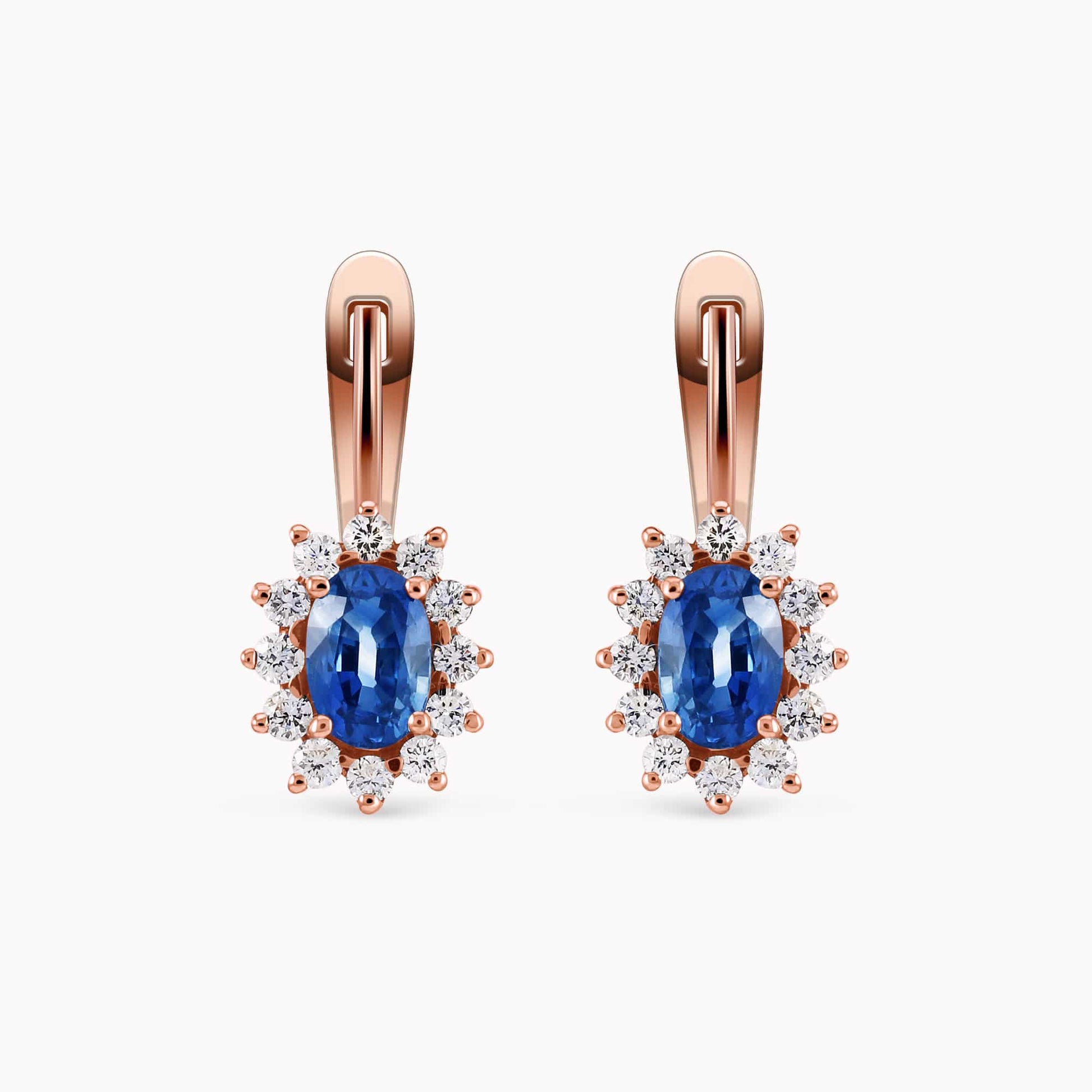 Diamond and Gem Stone Earrings