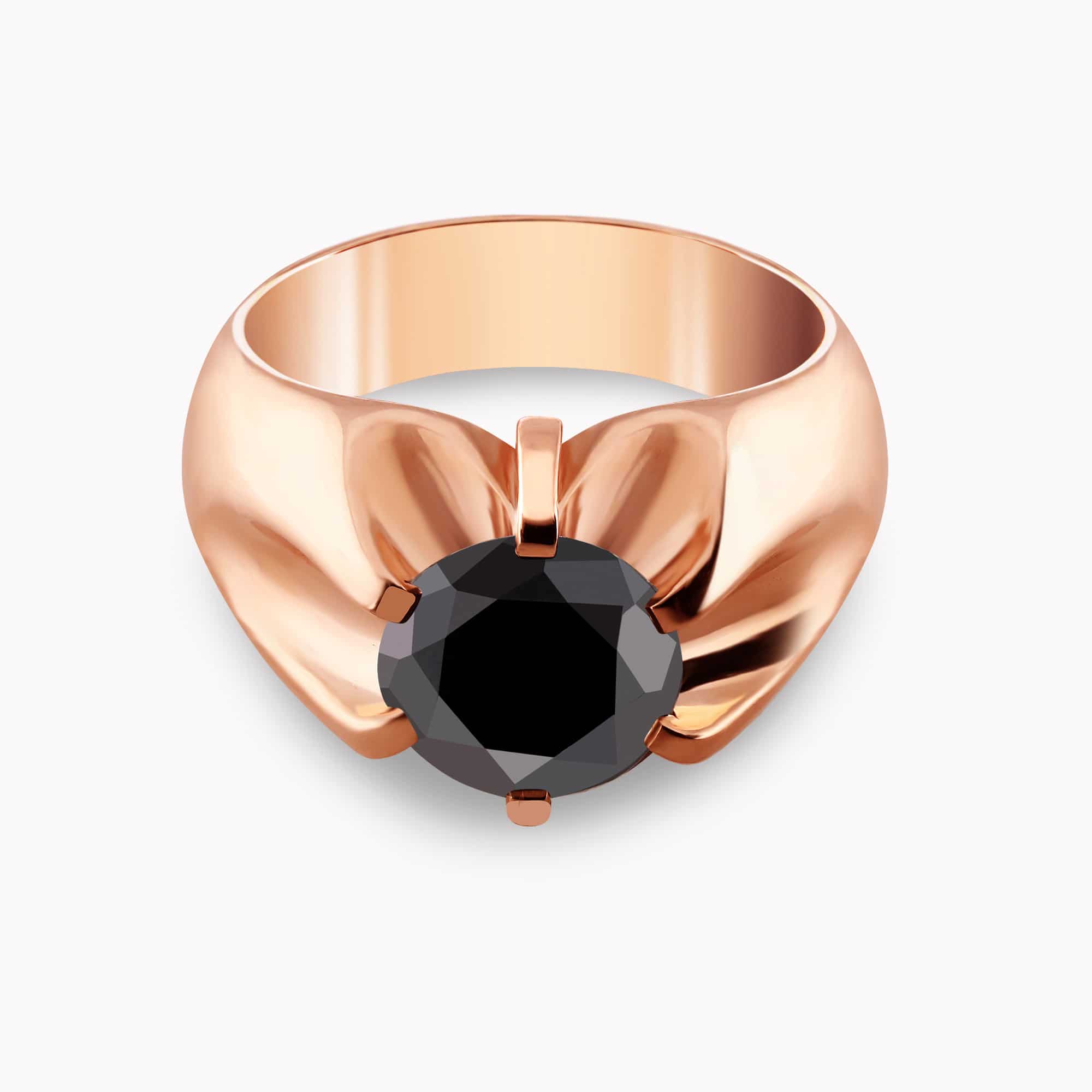 Black Diamond Ring for Men