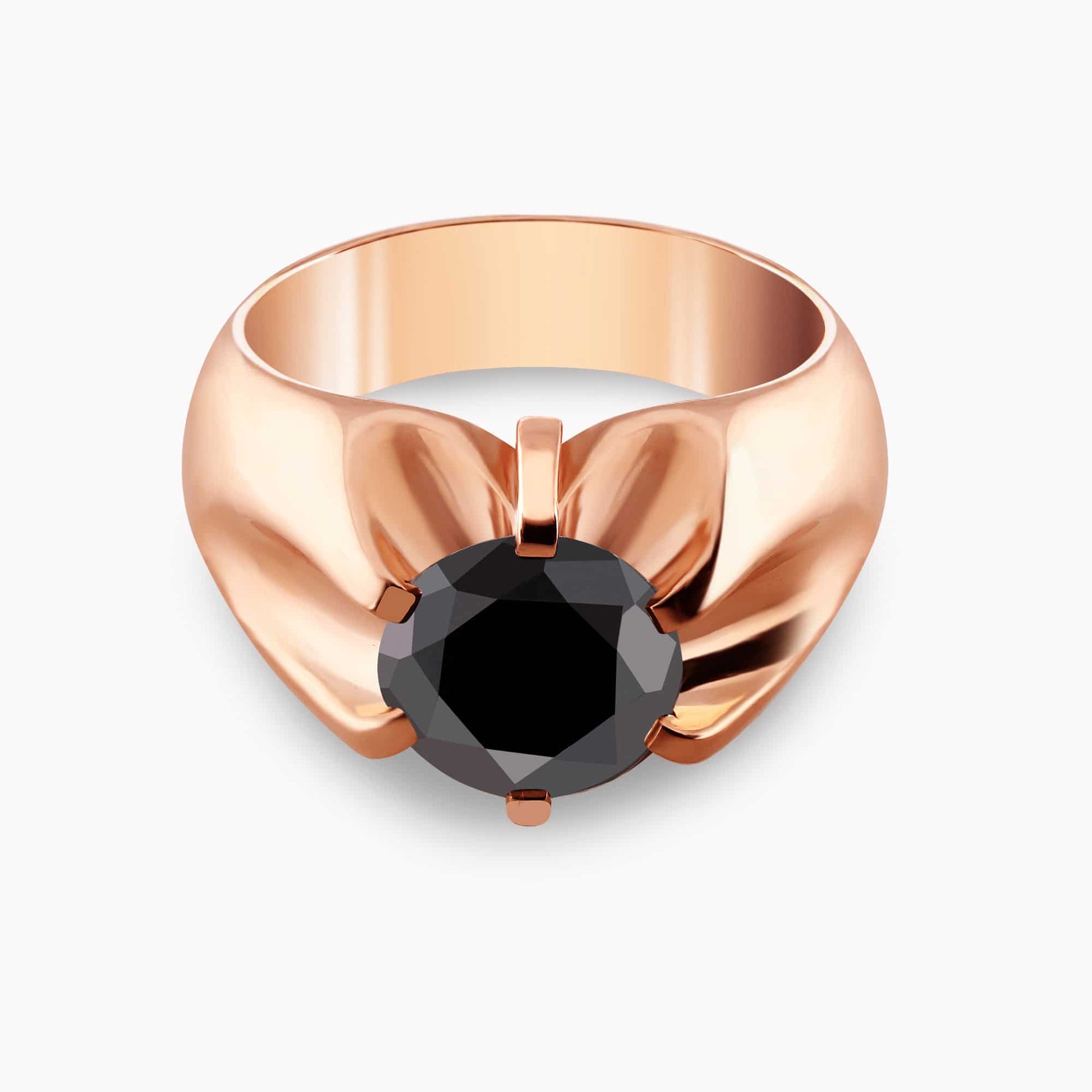 Black Diamond Ring for Men