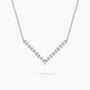 0.30Ct. Diamonds mounted in 14K White Gold Pendant