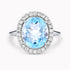 Diamond and Gem Stone Ring