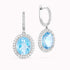Diamond and Gem Stone Earrings