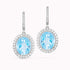 Diamond and Gem Stone Earrings