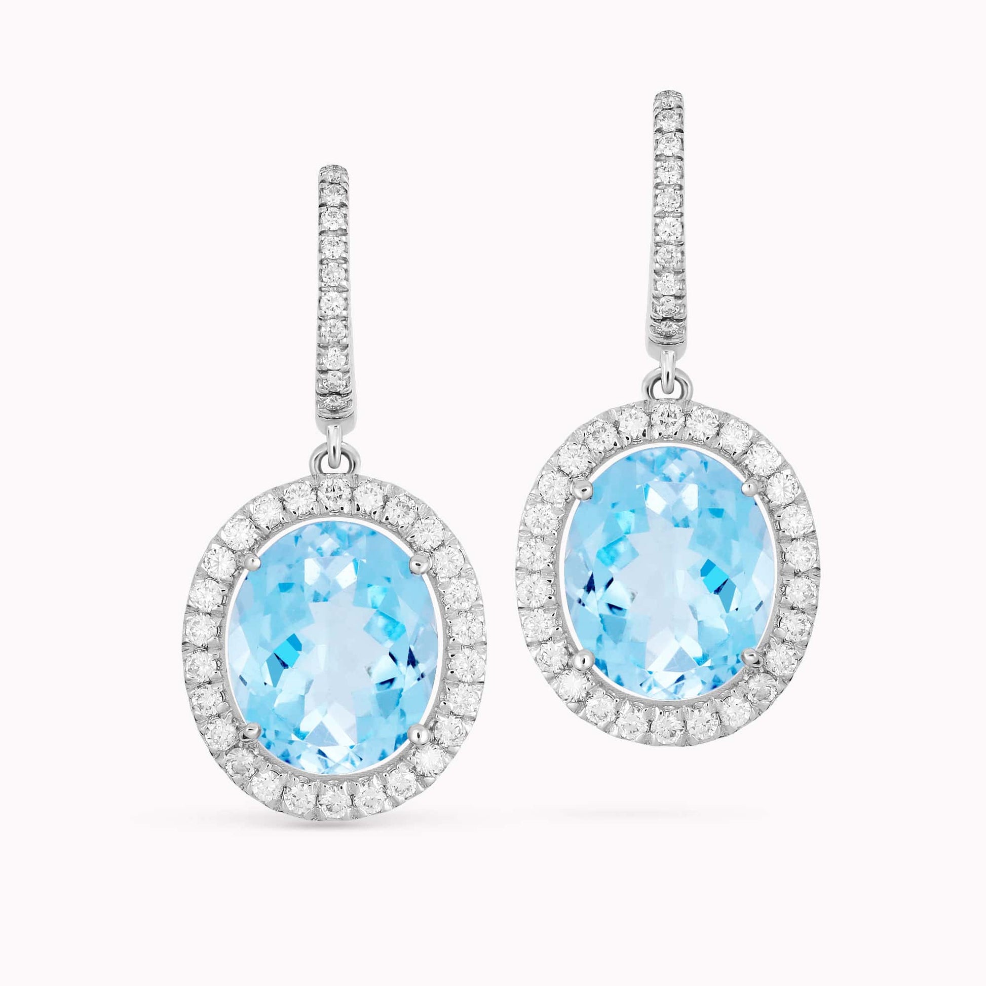 Diamond and Gem Stone Earrings