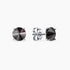 Flip Solitaire Black Diamond Earrings