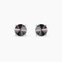 Flip Solitaire Black Diamond Earrings