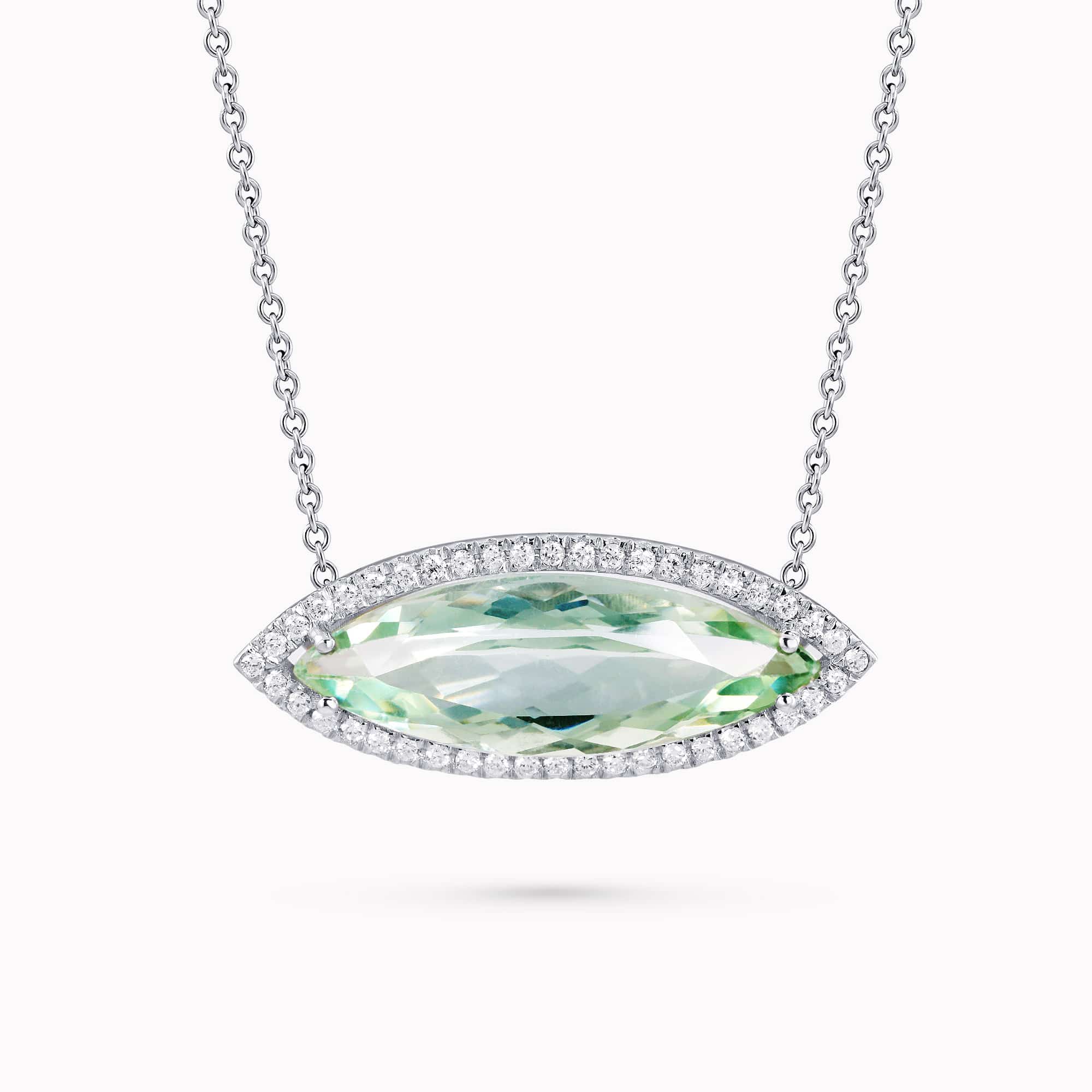 Diamond and Gem Stone Necklace