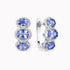 Diamond and Gem Stone Earrings