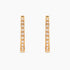 0.20Ct. Diamond Hoop Earrings mounted in 14K Yellow Gold