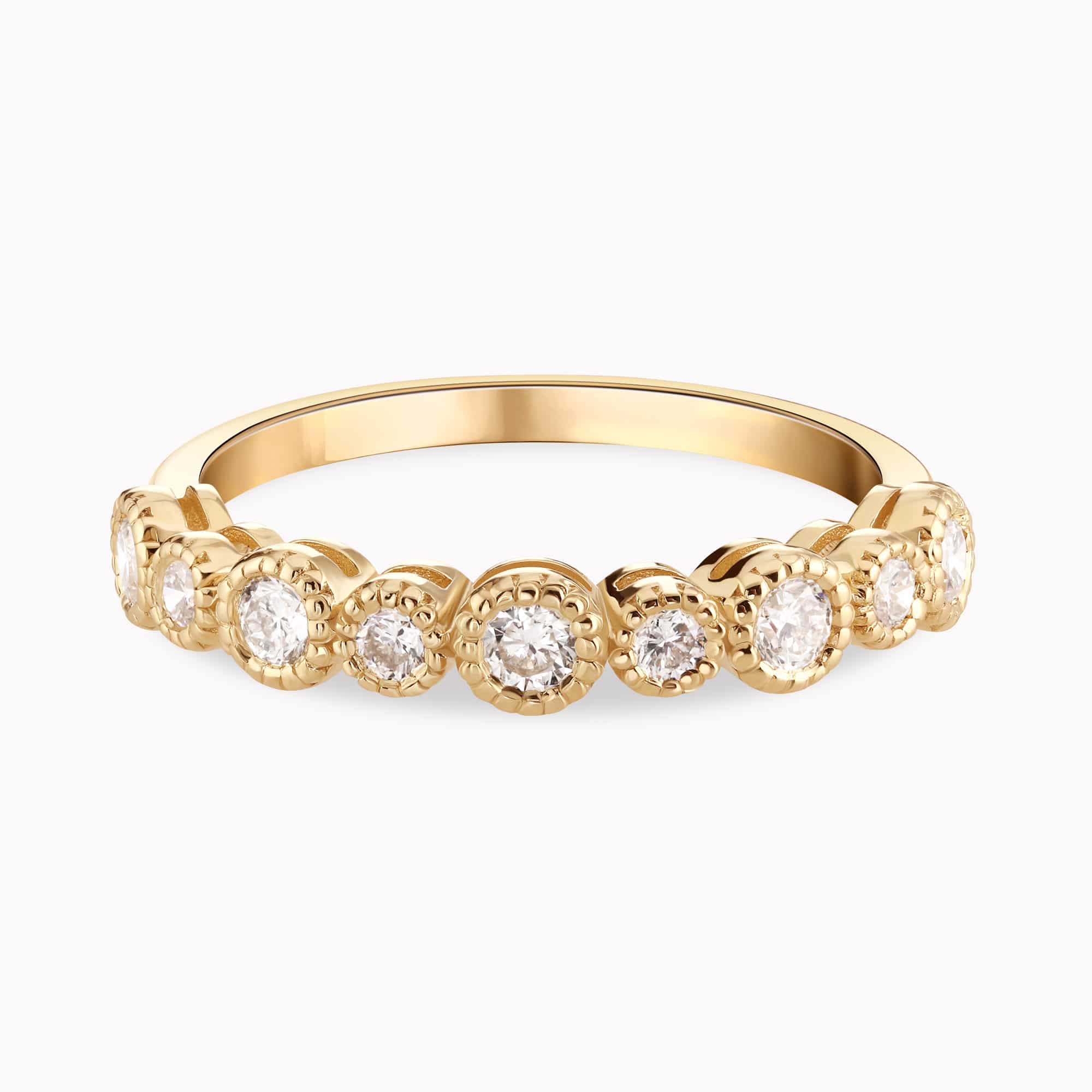 0.38Ct. Diamond setting in a 14K Yellow Gold Ring