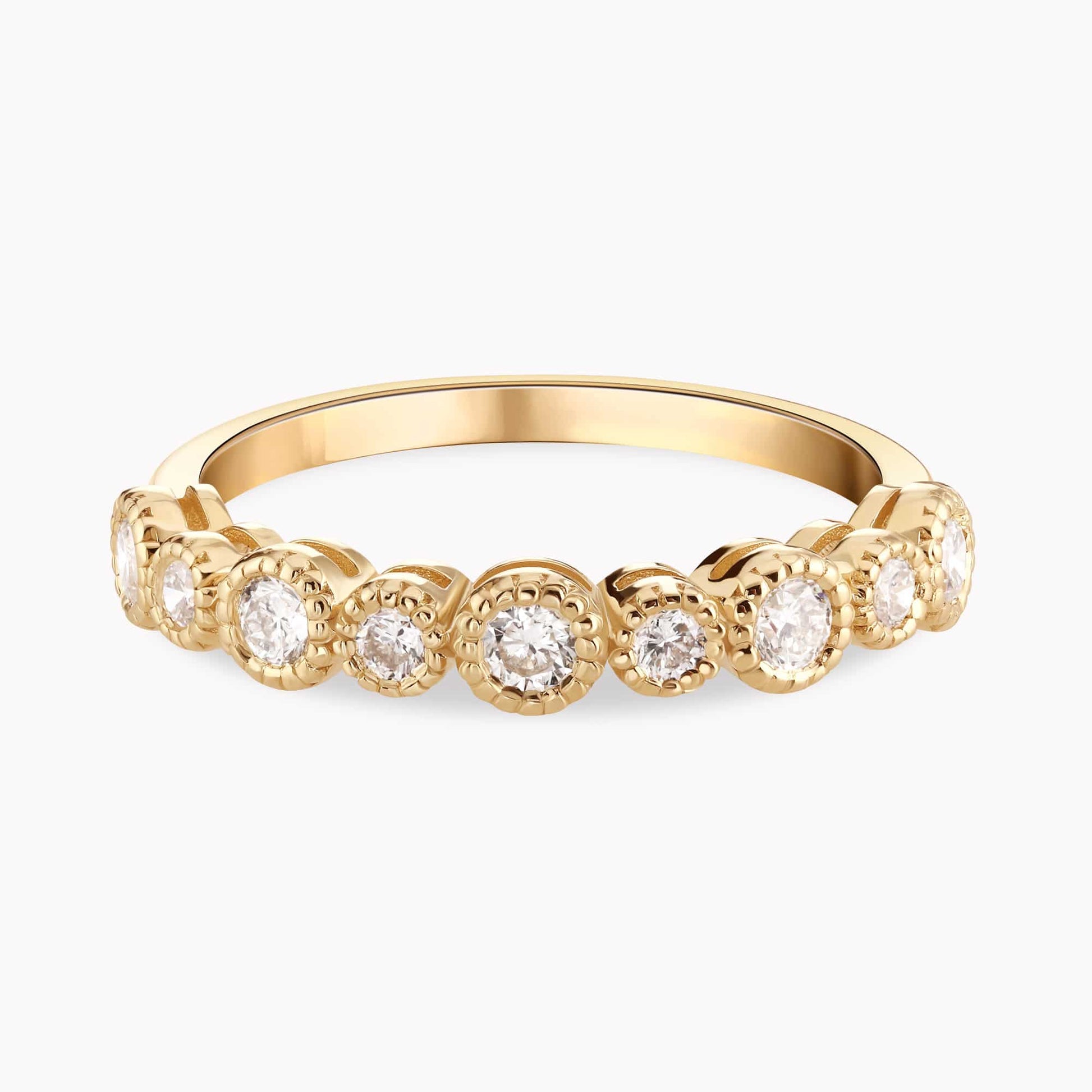 0.38Ct. Diamond setting in a 14K Yellow Gold Ring