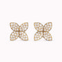 Diamond Flower Earrings