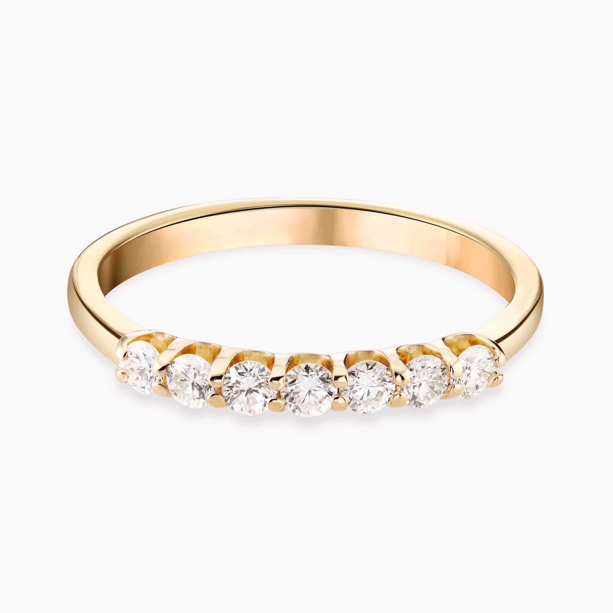 0.37Ct. Diamonds in 14K Yellow Gold Ring