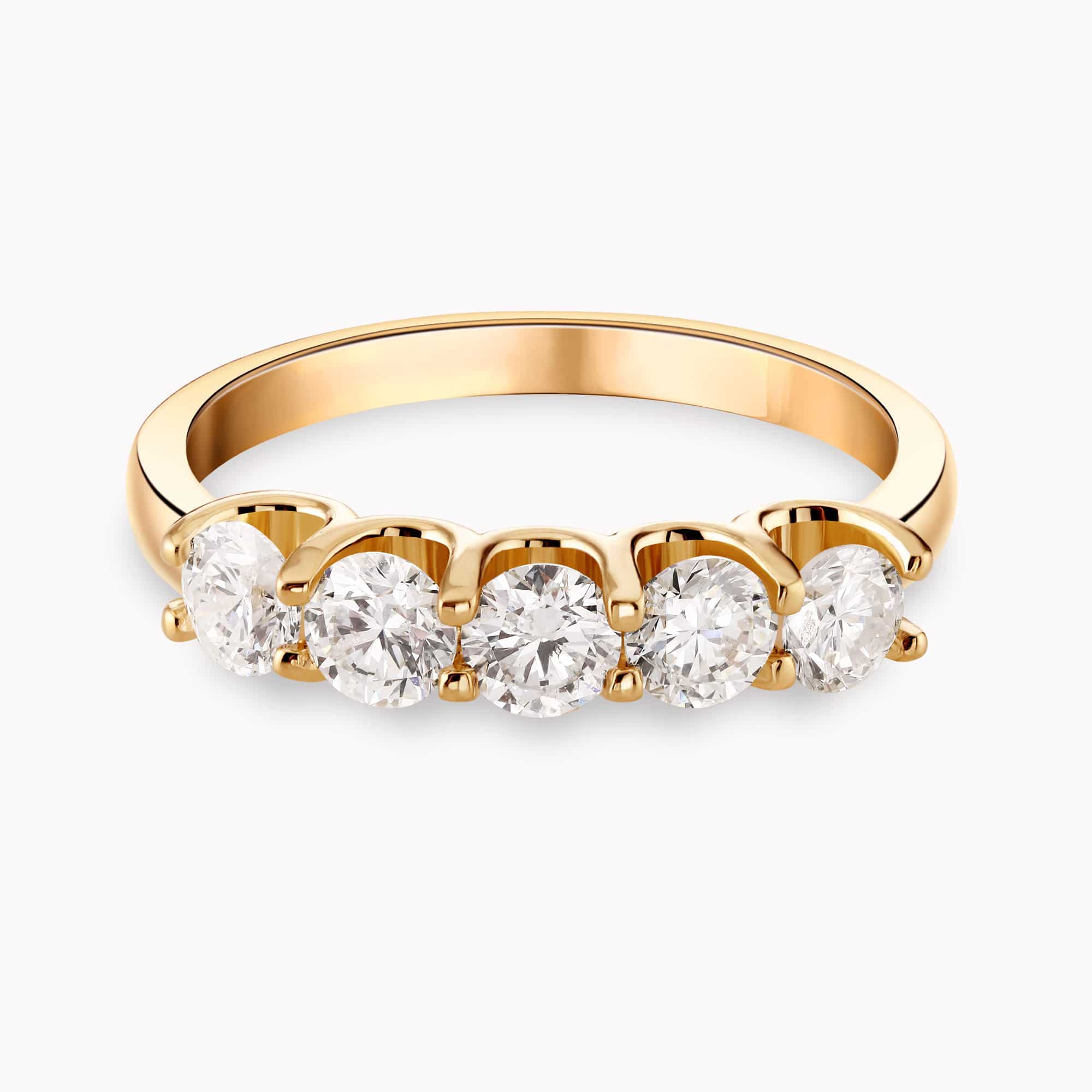 1.16Ct. Diamonds in 14K Yellow Gold Ring