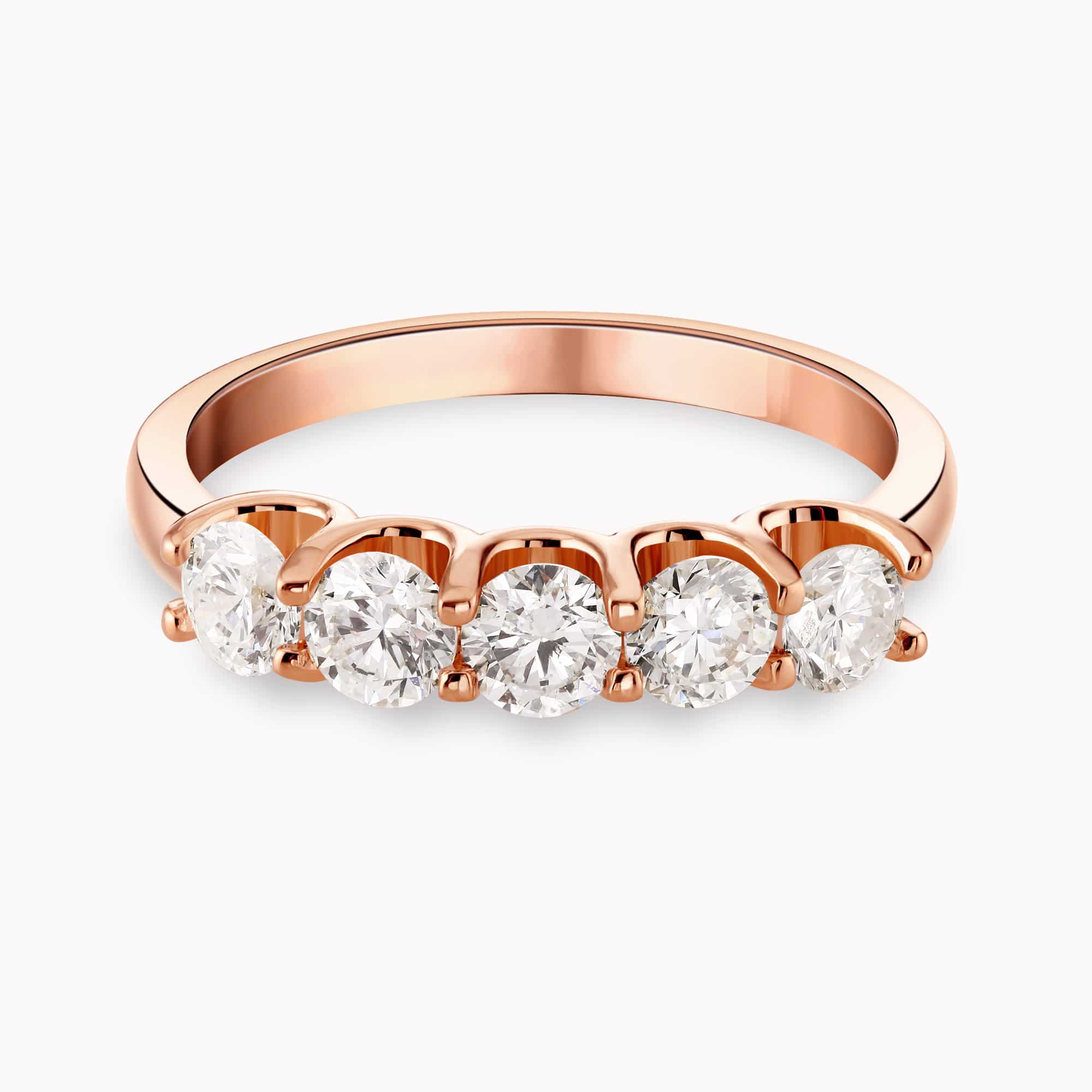 1.16Ct. Diamonds in 14K Rose Gold Ring