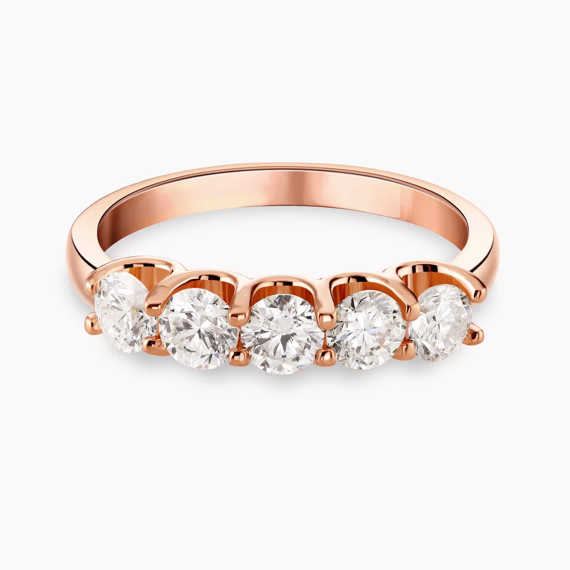 1.16Ct. Diamonds in 14K Rose Gold Ring