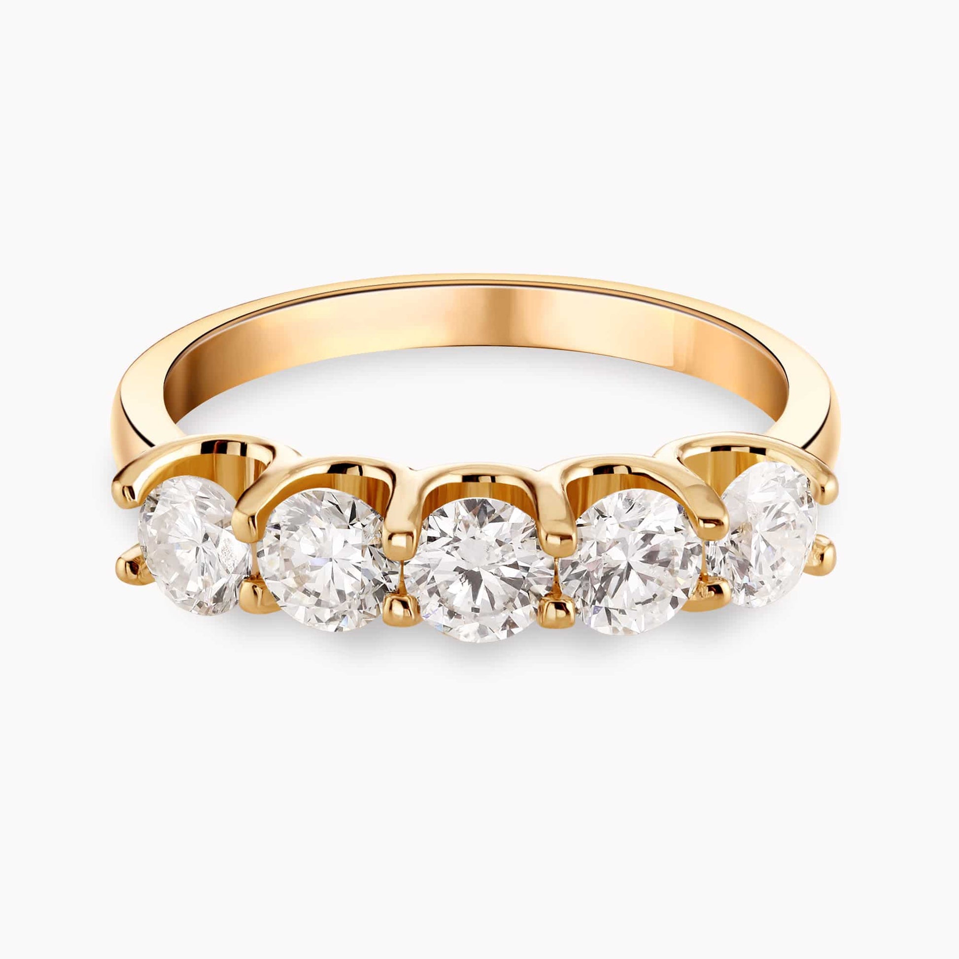 1.30Ct. Diamonds in 14K Yellow Gold Ring