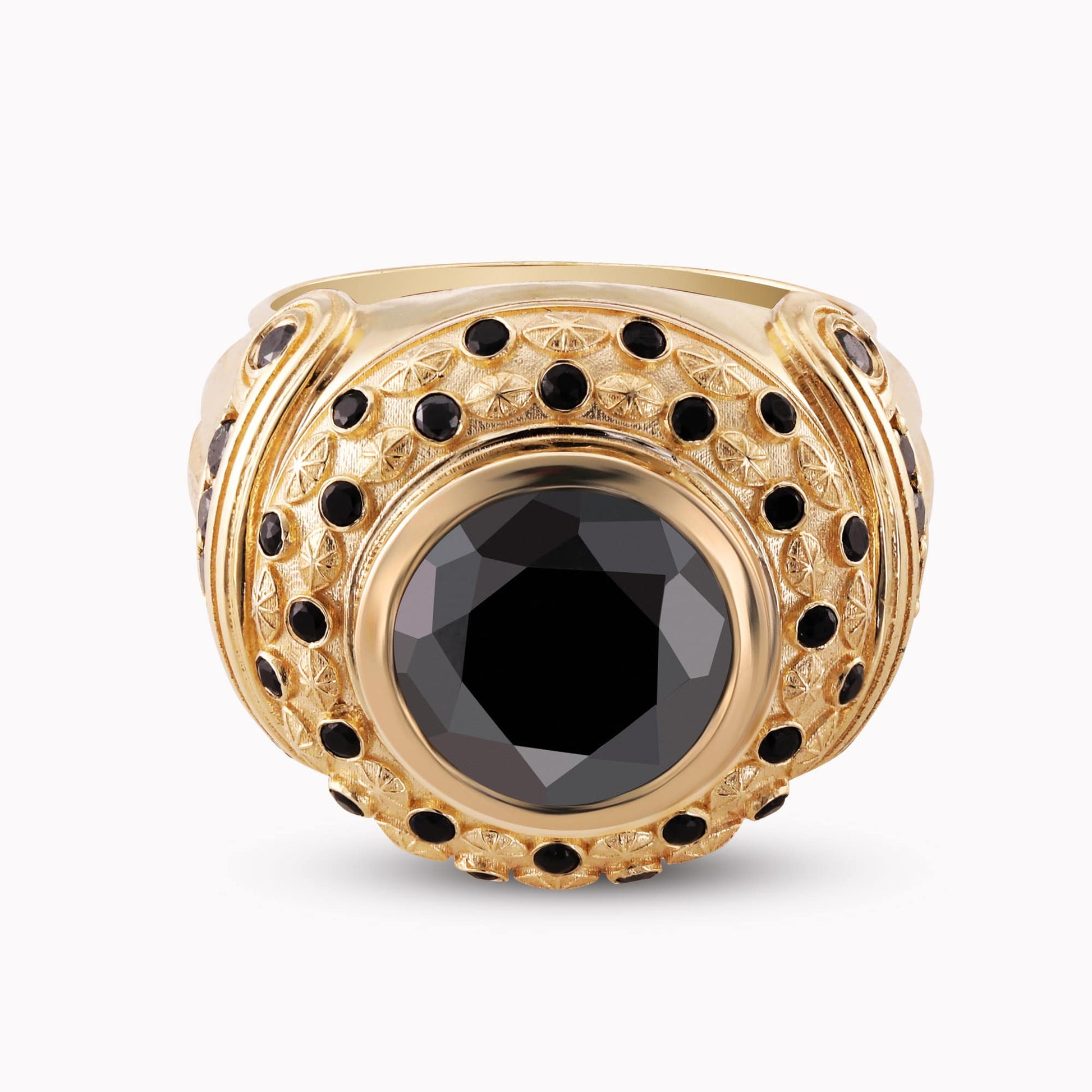 Black Diamond Ring for Men