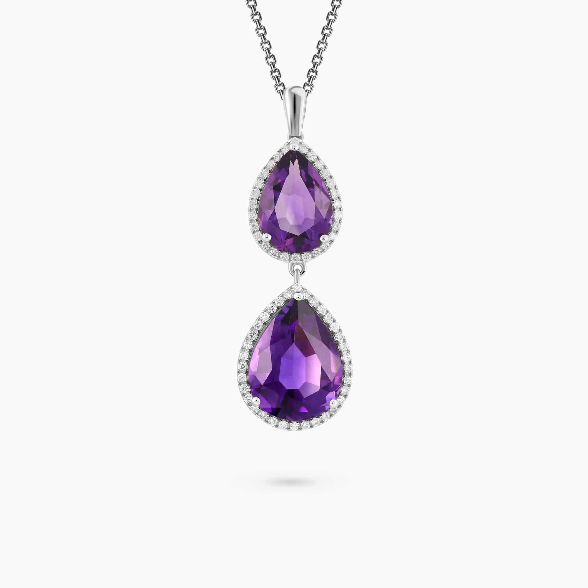 Diamond and Gem Stone Pendant