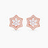 Diamond Star of David Earrings