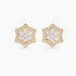 Diamond Star of David Earrings