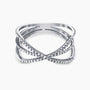 0.23Ct. Diamonds mounted in a 14K White Gold Ring