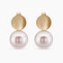 2 Gorgeous Pearls mounted in 14K Yellow Gold
