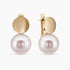 2 Gorgeous Pearls mounted in 14K Yellow Gold