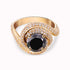 Black and White Diamond Ring