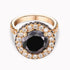 Black and White Diamond Ring