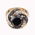 Black and White Diamond Ring