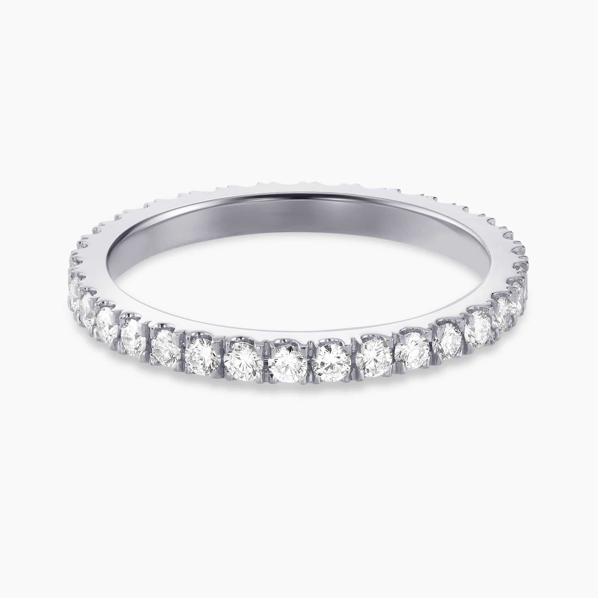 0.83Ct. Diamonds in 14K White Gold Ring