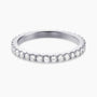 0.83Ct. Diamonds in 14K White Gold Ring