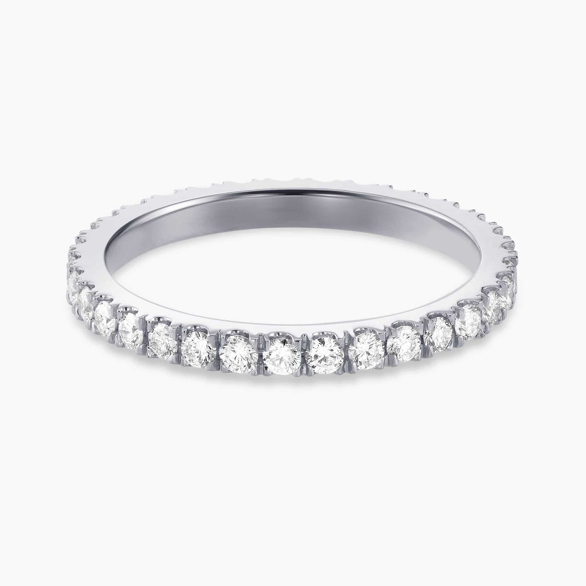 0.83Ct. Diamonds in 14K White Gold Ring