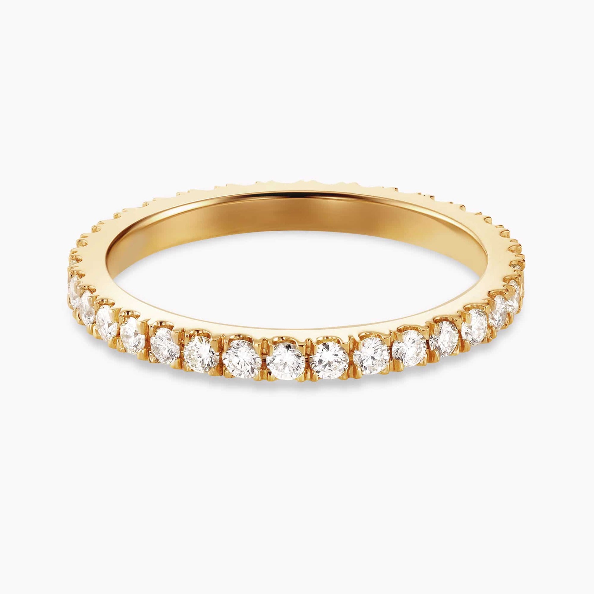0.83Ct. Diamonds in 14K Yellow Gold Ring