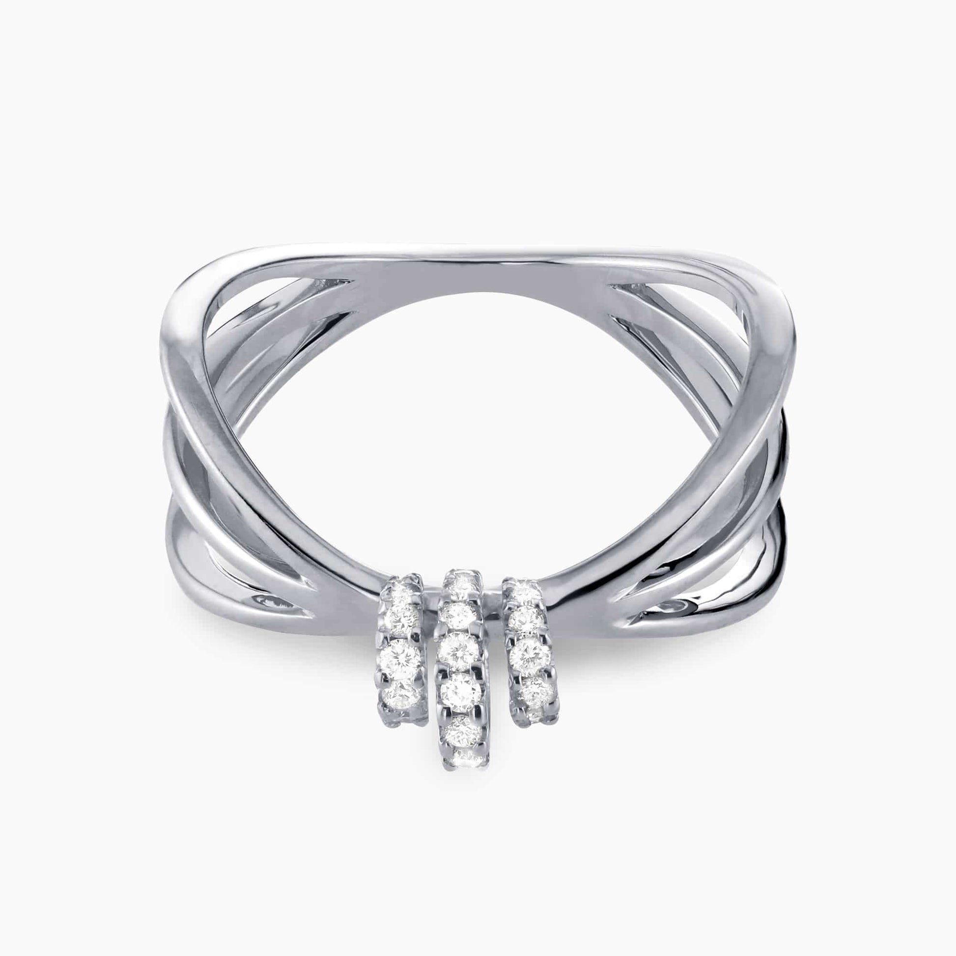 0.25Ct. Diamonds in a 14K White Gold Ring