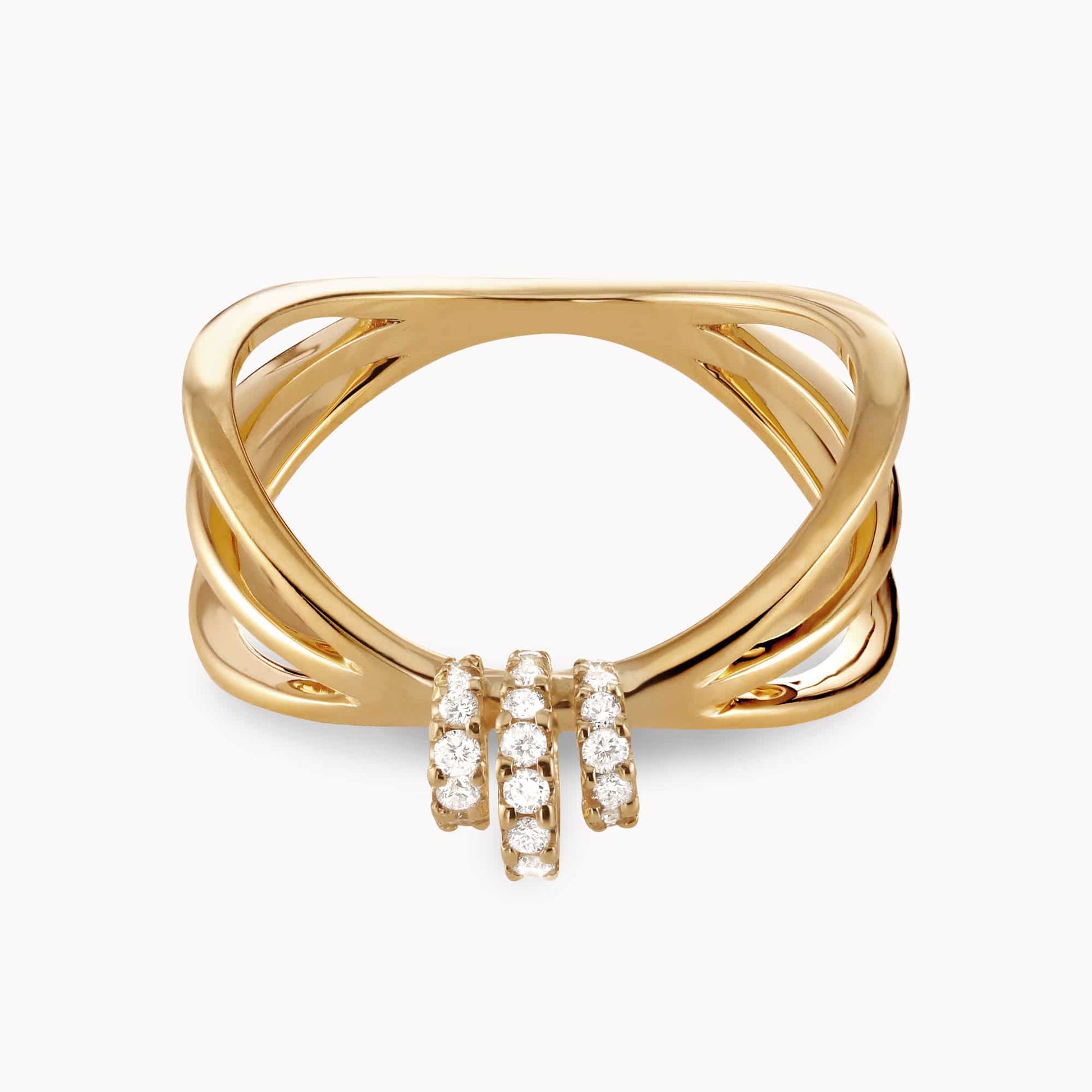 0.25Ct. Diamonds in a 14K Yellow Gold Ring