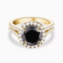 Black and White Diamond Ring