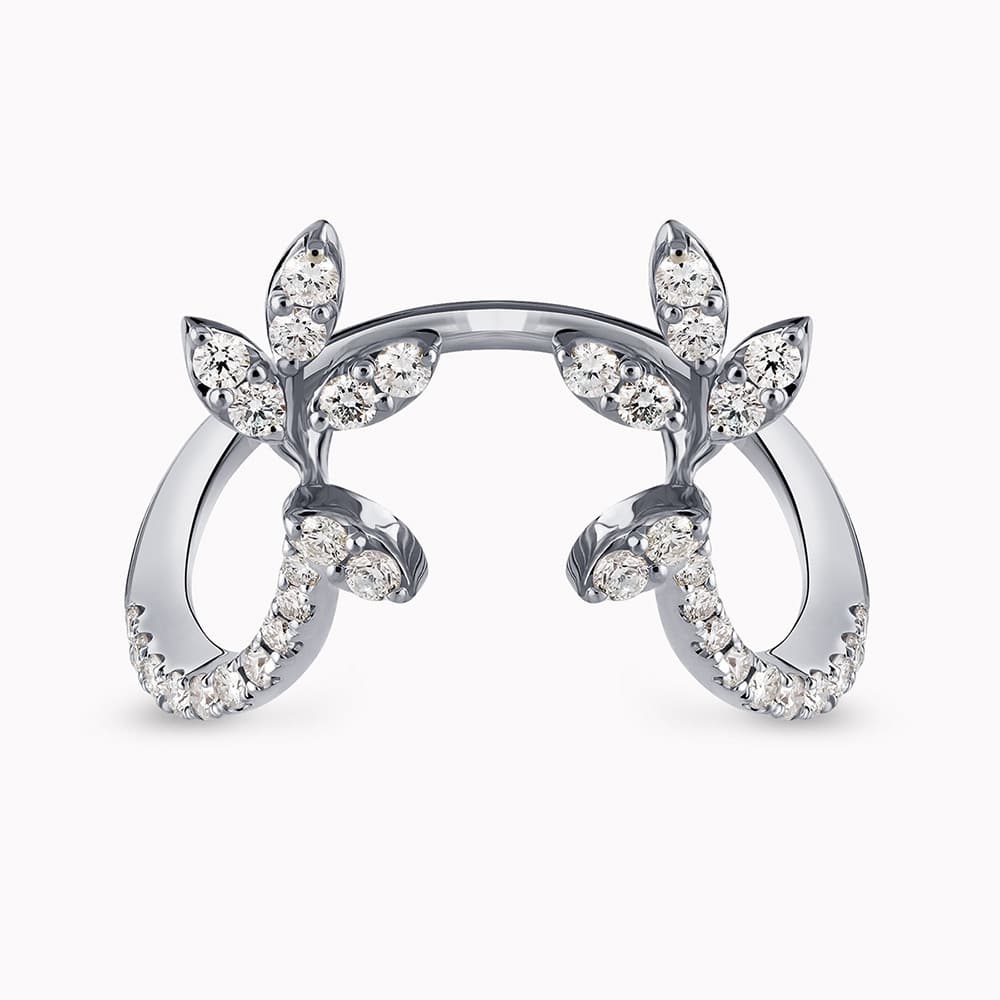 0.37Ct. Diamonds in a 14K White Gold Ring