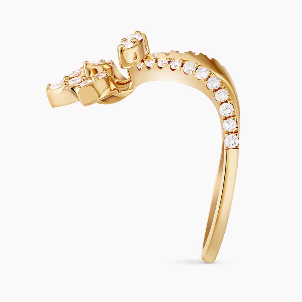 0.37Ct. Diamonds in a 14K Yellow Gold Ring