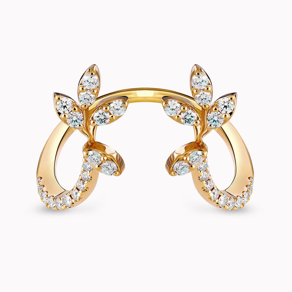 0.37Ct. Diamonds in a 14K Yellow Gold Ring