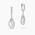 0.88Ct. Diamonds mounted in 14K White Gold Earrings