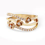 0.38Ct. Diamonds in a 14K Yellow Gold Ring
