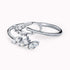 0.12Ct. Diamonds in a 14K White Gold Ring
