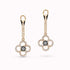 0.95Ct. Black center Diamonds and 0.56Ct. Diamond set in a