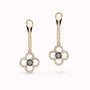 0.95Ct. Black center Diamonds and 0.56Ct. Diamond set in a