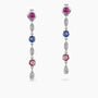 Diamond and Gem Stone Earrings