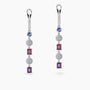 Diamond and Gem Stone Earrings