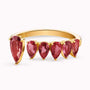 1.40Ct Tourmaline gemstones with 0.07Ct. Diamond setting in